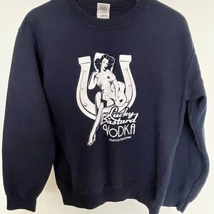 Unisex Crew Neck, Lucky Bastard Vodka Saskatoon, Saskatchewan, Size S